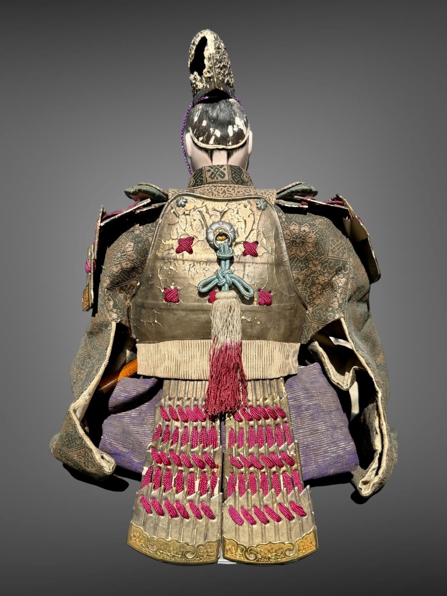 Poupées Musha Ningyô Figurant le chef des armees- Période Meiji (1868 - 1912).-photo-1