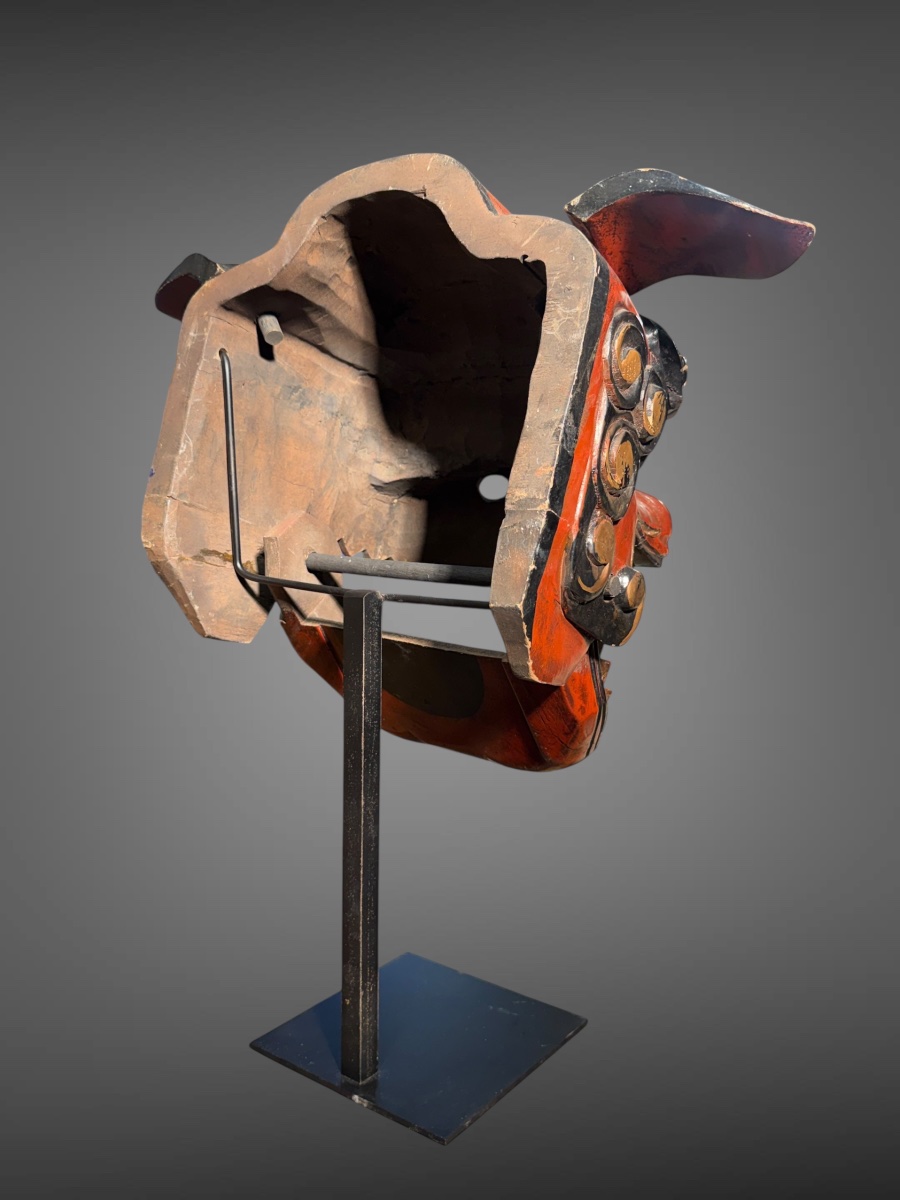 Shishi-mai Mask - Meiji Period (1868–1912). -photo-1