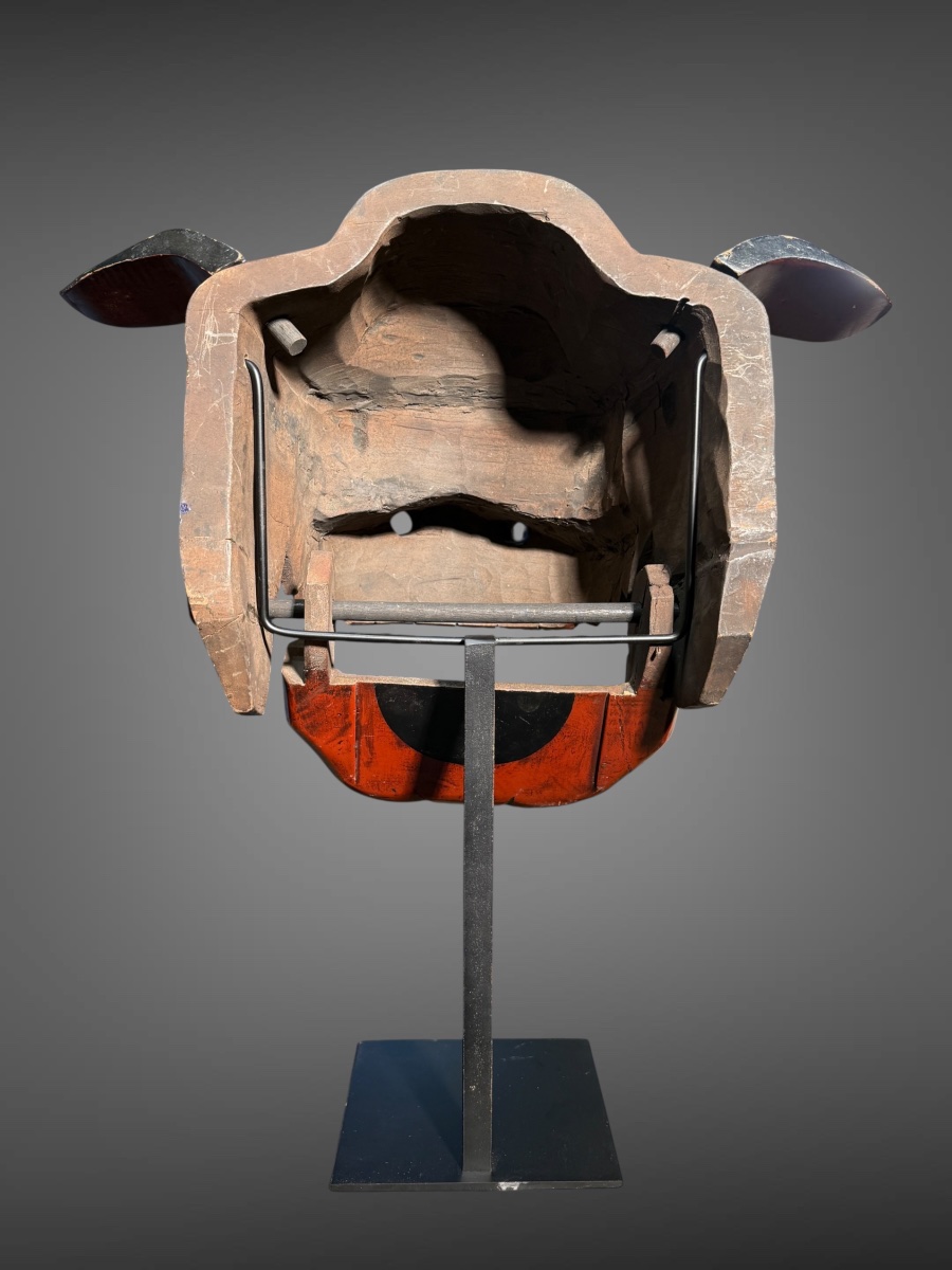 Shishi-mai Mask - Meiji Period (1868–1912). -photo-2