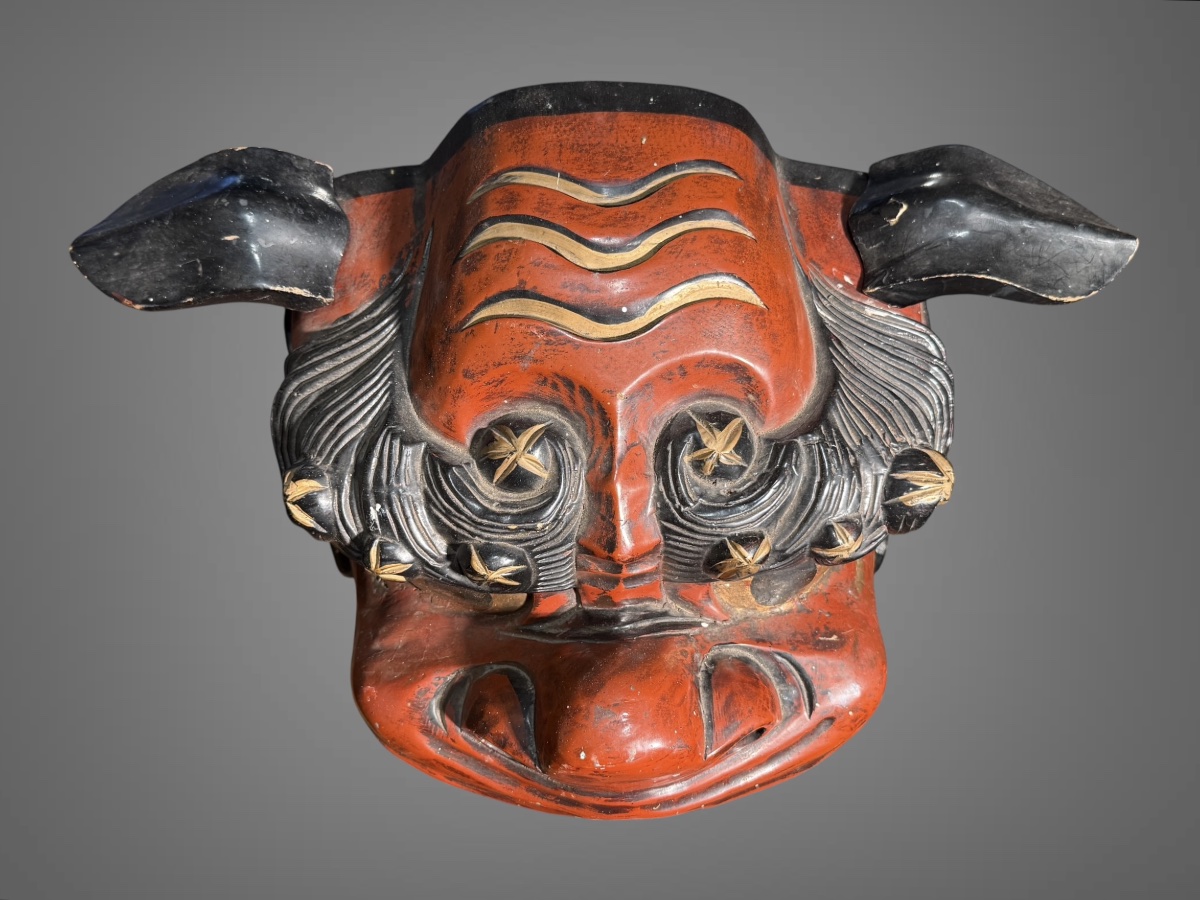 Shishi-mai Mask - Meiji Period (1868–1912). -photo-5