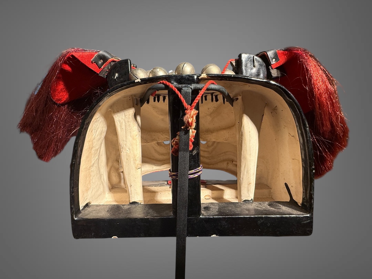 Small Shishi-mai Mask - Showa Period (1926–1989). -photo-6