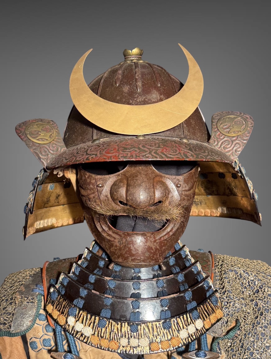 Complete Samurai Armor Of The Shibata Clan—edo Period (1603–1868).-photo-2