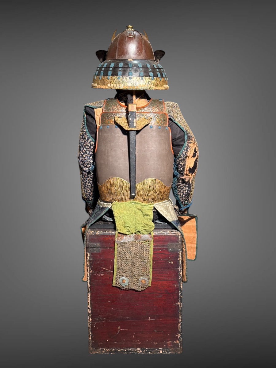 Complete Samurai Armor Of The Shibata Clan—edo Period (1603–1868).-photo-2