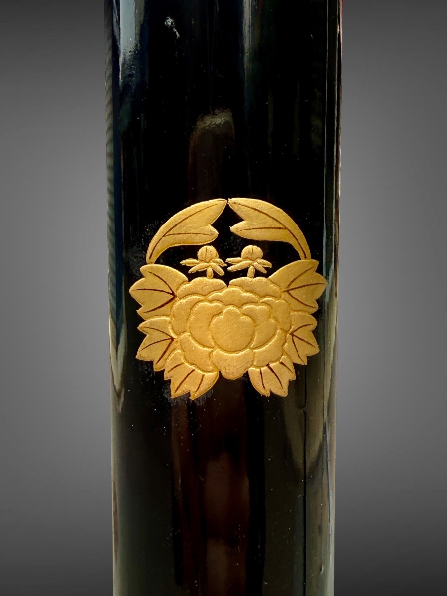 Lacquered Wood Kimonokake - Width: 181 Cm - Meiji Period (1868-1912).-photo-4