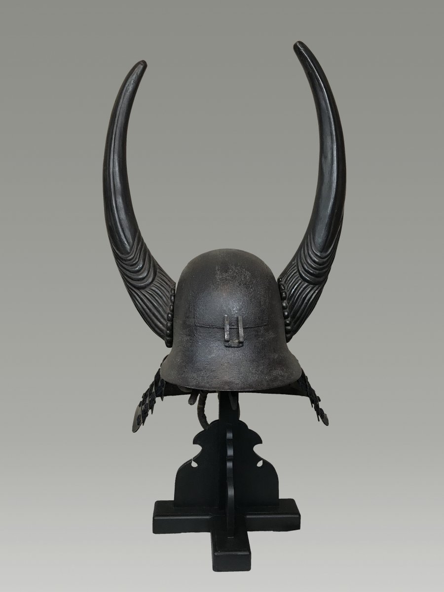 Casque De Samourai , Kabuto Etchu Japon Mileu Edo