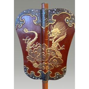 Dragon Samurai War Fan