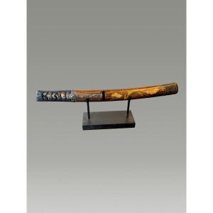 Japanese Tanto Sword With Dragon Edo Period