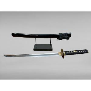 Sabre Japonais Wakizashi Aux Chauve-souris - Epoque Shinto, vers 1650. 