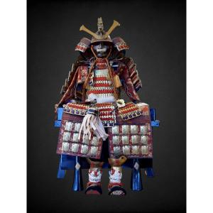 Miniature Armor For The Genpuku Or Seijin Shiki Ceremony - Meiji Era (1868-1912).