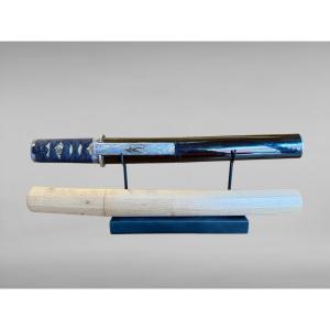 Japanese Tanto In Shirasaya, With Nbthk Certificate - End Of The Edo Period.