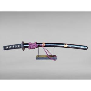 Japanese Wakizashi Sword Of A Samurai Of The Kii Clan, Signed Oitegoshu Kanemasa - Edo Period.