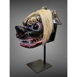 Shishi-mai Mask - Edo Period (1603-1868).