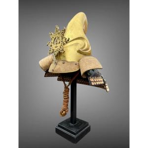 Kawari Kabuto de type Eboshi avec certificat Hozon Shiryo - Fin de la période Edo (1603-1868).
