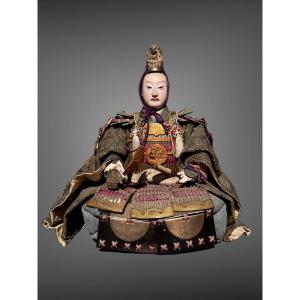 Poupées Musha Ningyô Figurant le chef des armees- Période Meiji (1868 - 1912).