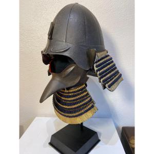 Kabuto Samurai Type Toppei Kabuto And Mempo Type Tengu