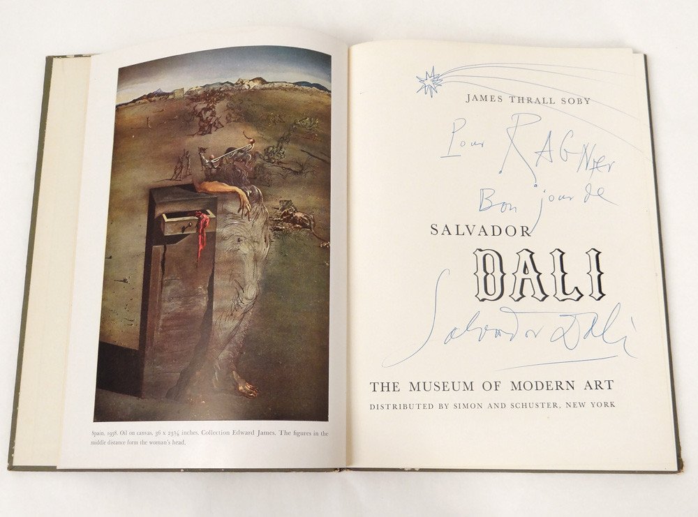 Livre Salvador Dalí Museum Modern Art Thrall Soby 1946 Van Leyden Dessin