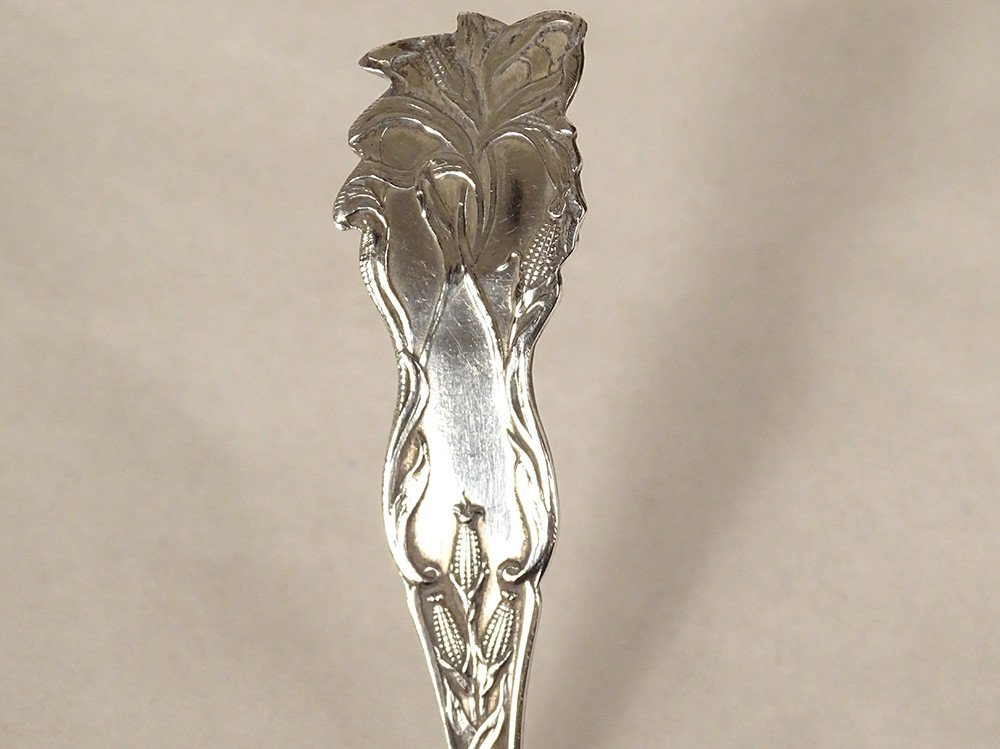 2 American Indian Sterling Silver Spoons Wanakena Solon Springs Twentieth-photo-6