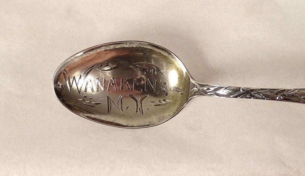2 American Indian Sterling Silver Spoons Wanakena Solon Springs Twentieth-photo-7