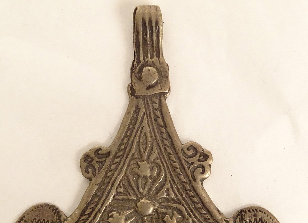 Fibula Tizerzai Silver Morocco Maghreb Mogador Essaouira Berber Late Nineteenth-photo-4