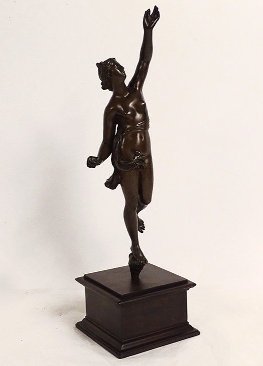 Sculpture Bronze Statuette Goddess Aphrodite Venus Naked Naiad Eighteenth Century