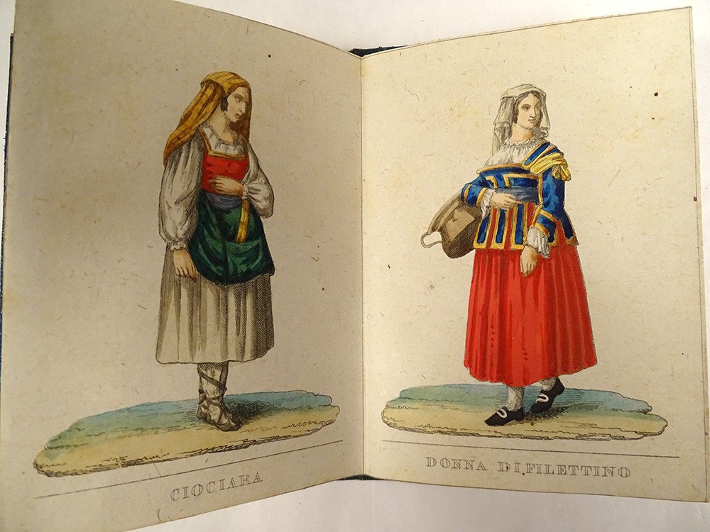 Recueil 30 Gravures Costumi Di Roma E Dei Contorni Costumes Rome 1846 XIXè-photo-1