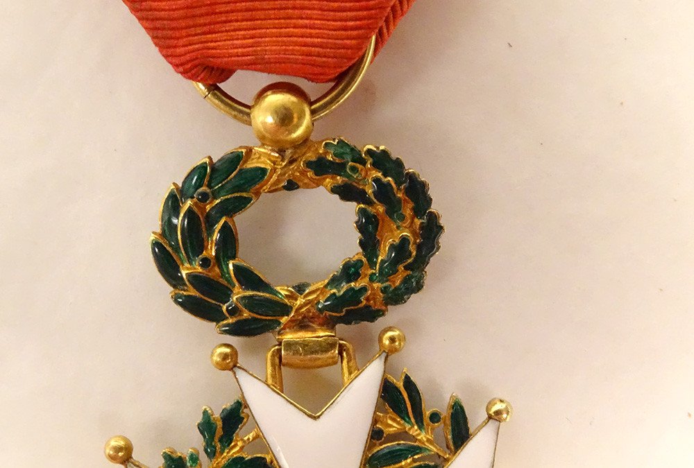 Médaille Légion d'Honneur Or Massif émaux République 1870 Honneur Patrie-photo-7