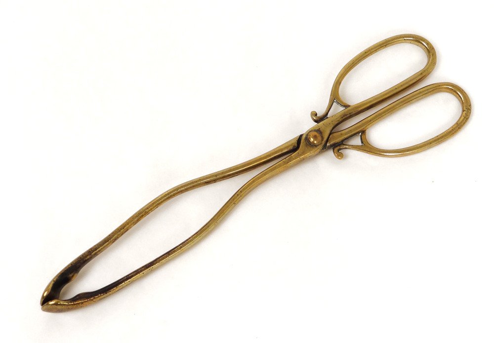 Pince à Caramel Ancienne Bronze Doré  XVIIIème Siècle