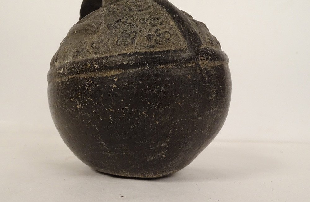 Pre-columbian Anthropomorphic Vase Chimu Man Peru Terracotta Expo Nantes-photo-4