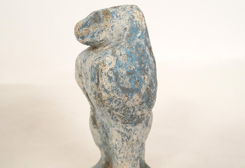 Egyptian Funerary Statuette God Thoth Baboon Egypt Amulet Earth-photo-4