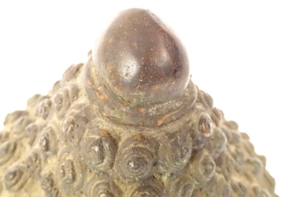 Bronze Sculpture Buddhist Statue Buddha Head Thailand XVIIth XVIIIth-photo-5