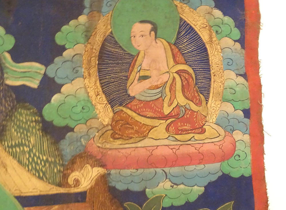 Thangka Tibetan Buddhist Painting Gautama Buddha Shakyamuni Tibet 20th-photo-1