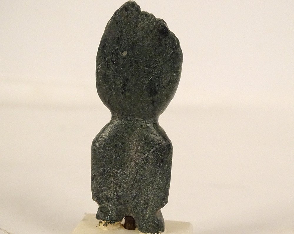 Small Pre-columbian Anthropomorphic Statuette Mezcala Guerrero Mexico-photo-4