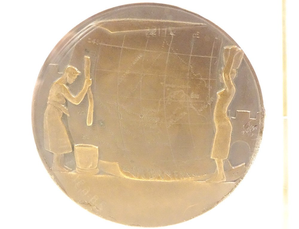 2 Bronze Medals Woman Kassonké Couple Peulhs Africa Engraver Monier 1930-photo-4