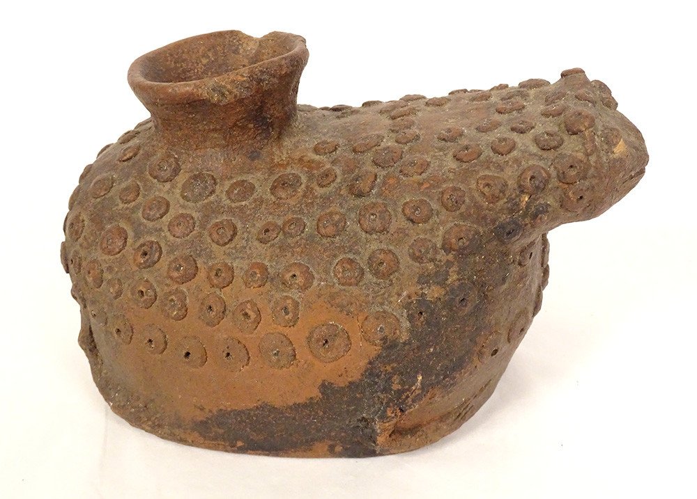 Vase Zoomorphe Précolombien Terre Cuite Pérou Bolivie Inca Mésoamérique-photo-3