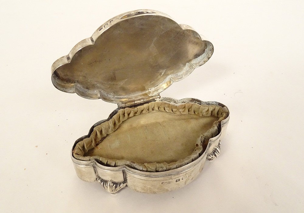 Sterling Silver English Jewelry Box Birmingham 1910 Sydney & Co 20th-photo-6