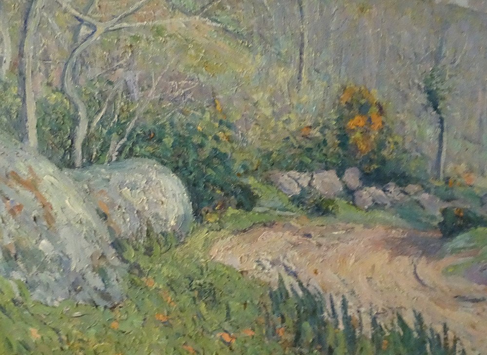 HST Anders Osterlind Paysage Vallée Traouïero Trégastel Perros Bretagne XXè-photo-4