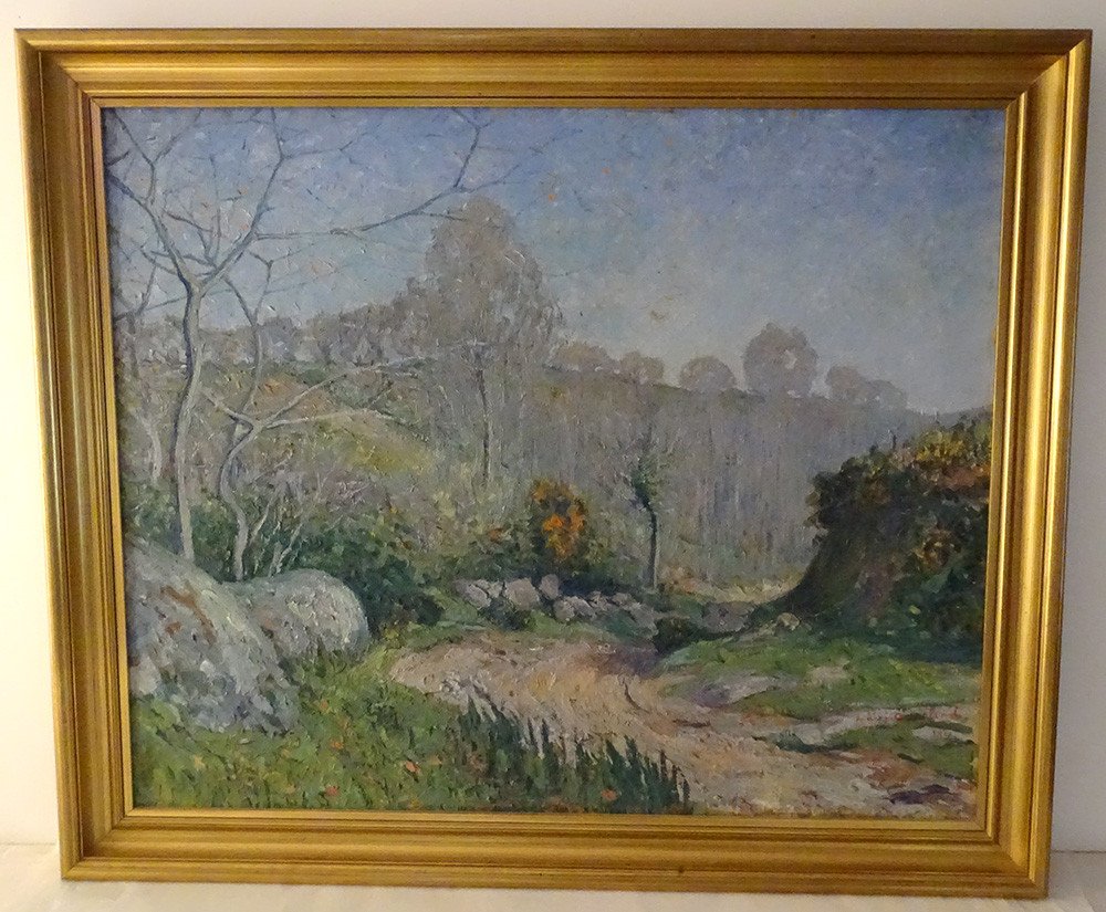 HST Anders Osterlind Paysage Vallée Traouïero Trégastel Perros Bretagne XXè