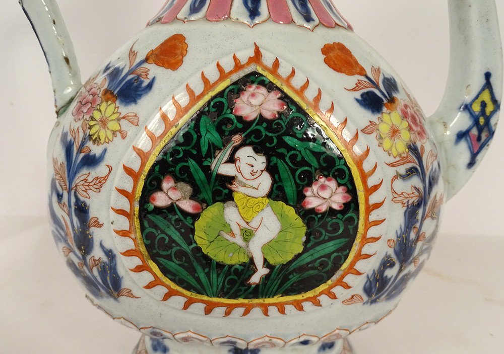 Aiguière Persane Porcelaine Chine Famille Rose Moyen-orient Qianlong XVIIIè-photo-2