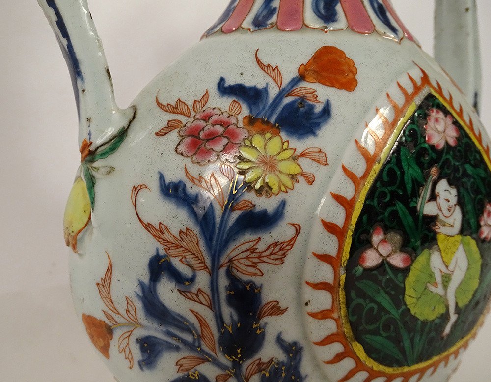 Aiguière Persane Porcelaine Chine Famille Rose Moyen-orient Qianlong XVIIIè-photo-3