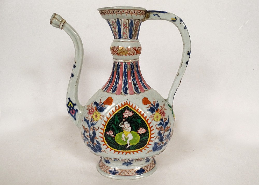 Aiguière Persane Porcelaine Chine Famille Rose Moyen-orient Qianlong XVIIIè-photo-3