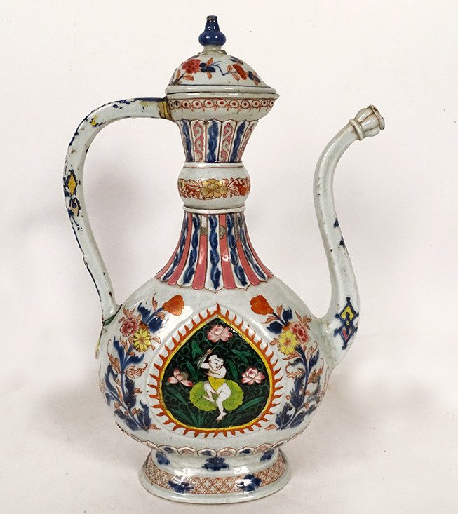 Aiguière Persane Porcelaine Chine Famille Rose Moyen-orient Qianlong XVIIIè