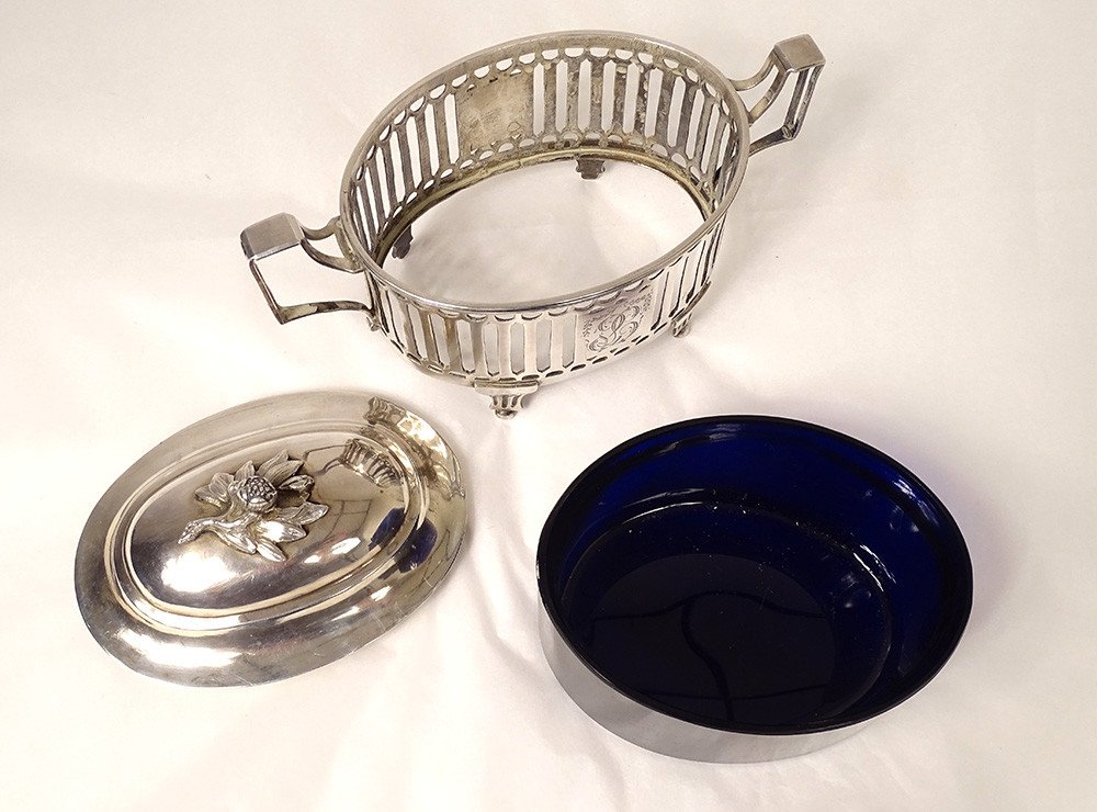 Louis XVI Sugar Bowl Sterling Silver Farmers General Paris Leguay XVIIIth-photo-4