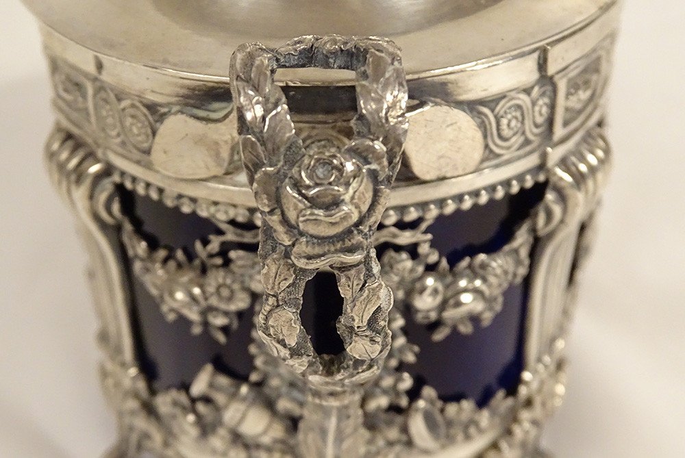 Sucrier Louis XVI Argent Massif Fermiers Généraux Paris Pierre Blard XVIIIè-photo-2
