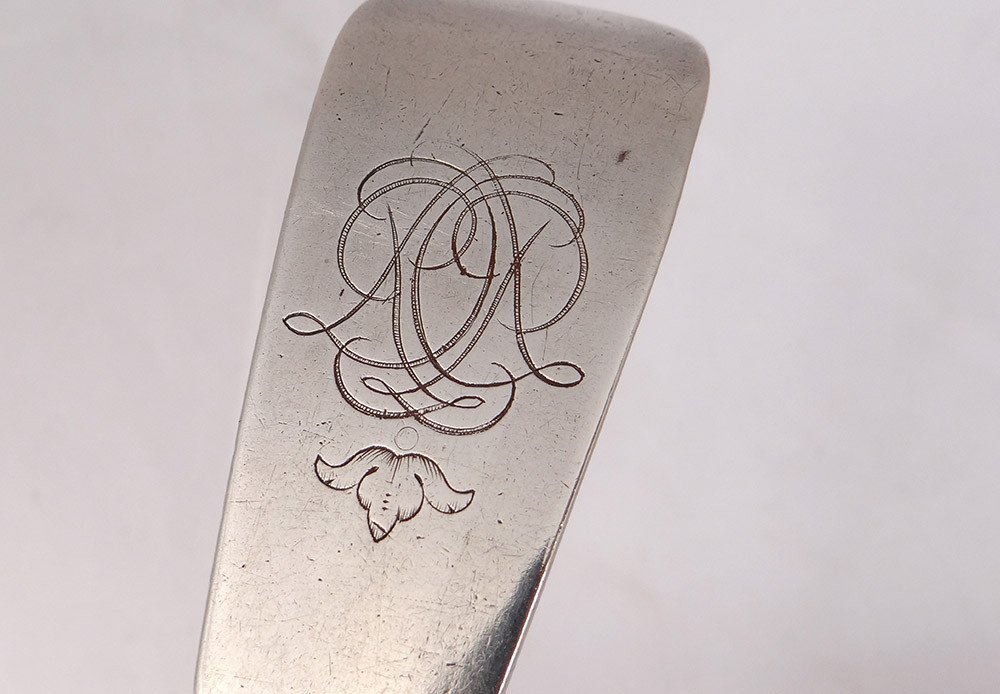 Stew Spoon Sterling Silver Farmers General Bayonne 190gr XVIIIth-photo-1