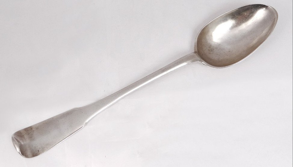 Stew Spoon Sterling Silver Farmers General Bayonne 190gr XVIIIth
