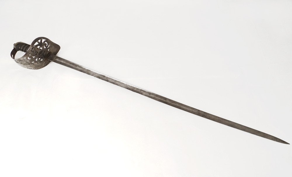 Saber Sword Officer Bronze Galuchat Crown 19th Century