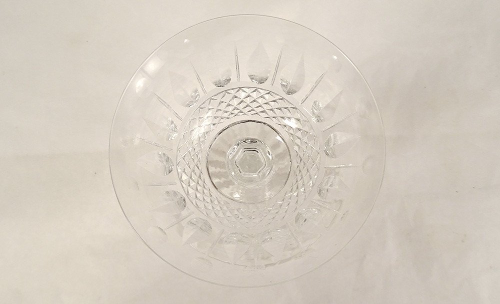 11 Coupes à Champagne Cristal Saint-louis Modèle Tommy XXème Siècle-photo-4