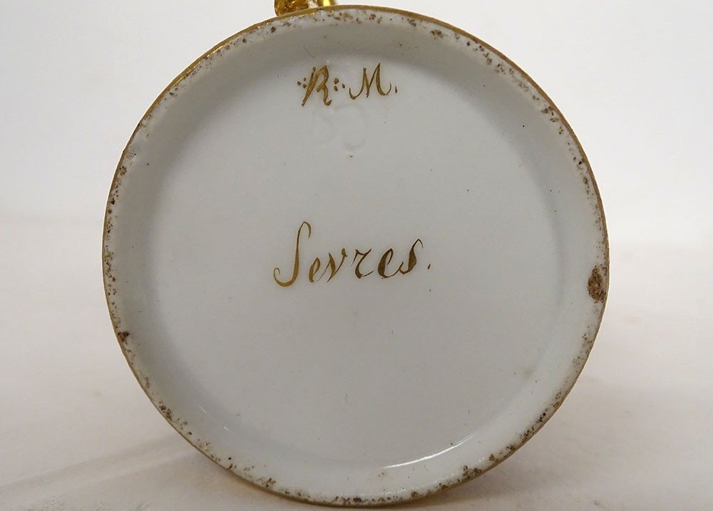 Litron Porcelain Cup Sèvres Belisaire Alms Of Ap. David Empire 19th Century-photo-6