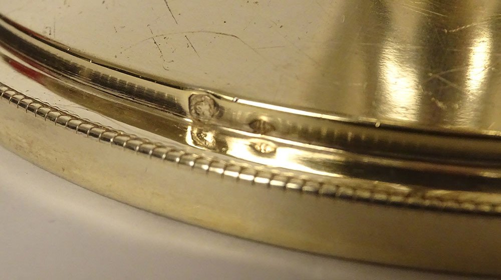 Chalice Paten Agent Vermeil Minerva Henri Nesme Cross Case Pb 409gr 20th Century-photo-6