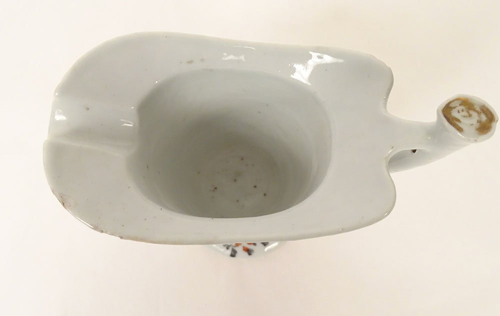 Verseuse Aiguière Casque Hanap Porcelaine Compagnie Indes Mandarins XVIIIè-photo-1